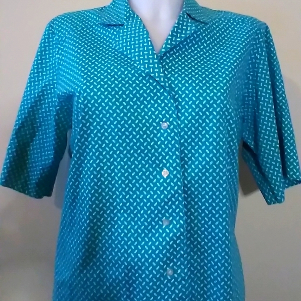 Vintage 100% Cotton Blouse by Jaeger London